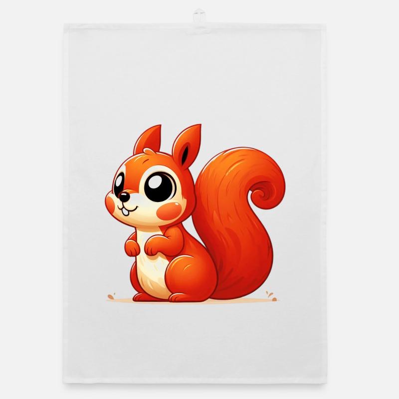 Squirrel Organic dish towel