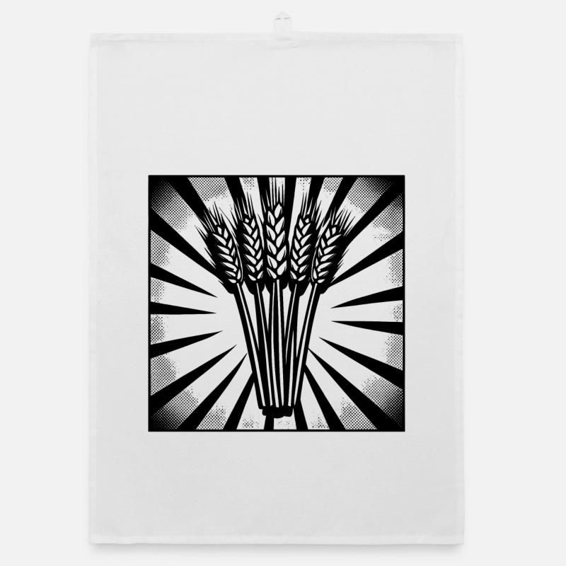 5 épis de blé Highlight Dark Torchon bio