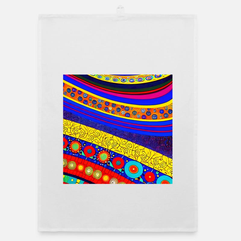 fond de conception d’affiche abstraite colorée Torchon bio