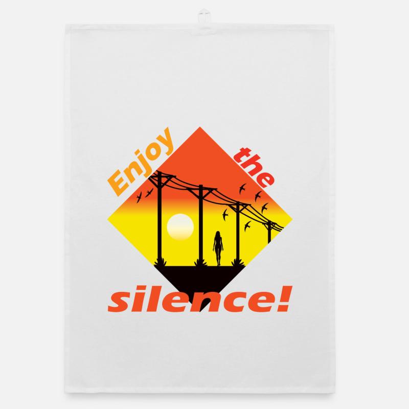 Écoute le silence Torchon bio