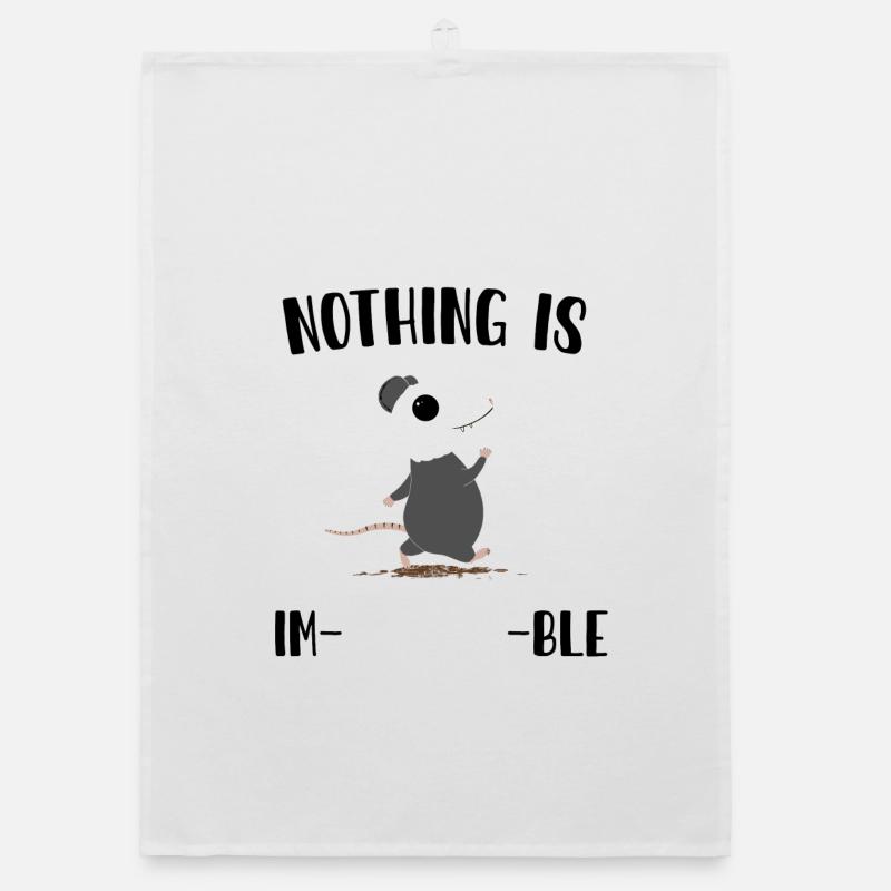 Nothing is impossumble Organic dish towel