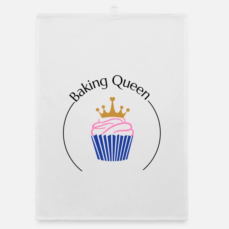 Baking Queen customizable Organic dish towel