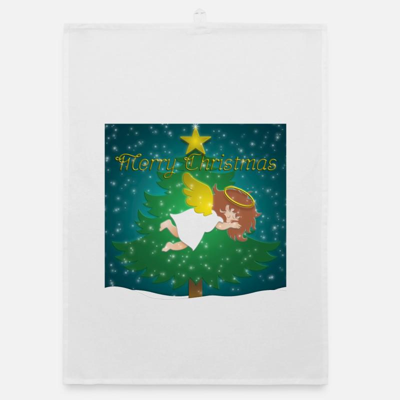 Schlafender Engel Organic Geschirrtuch