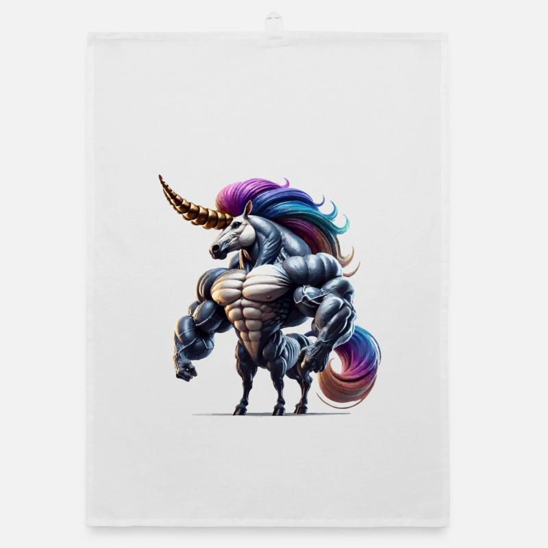 Super licorne Torchon bio