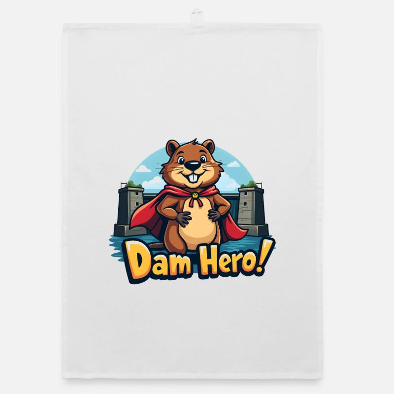 Beaver Hero – Héros du barrage ! Torchon bio