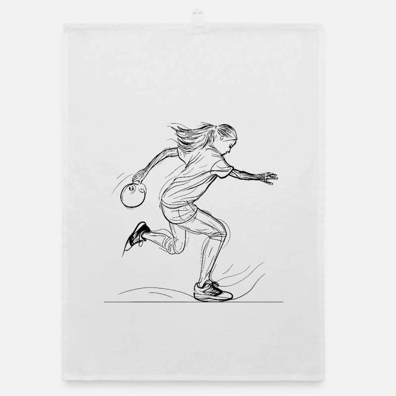 Dessin d’une joueuse melon Torchon bio