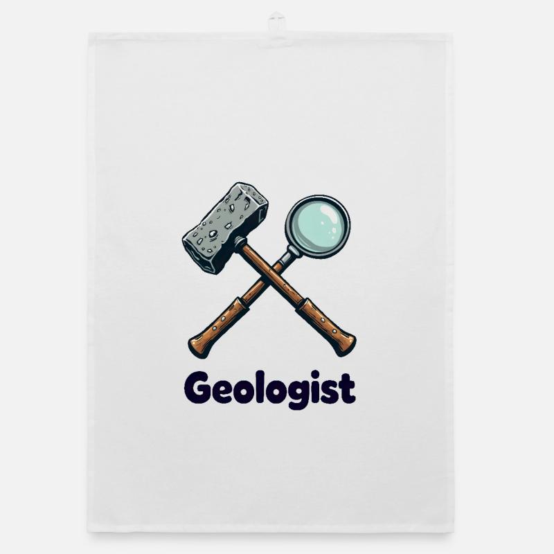 Geologist Tools Organic dish towel