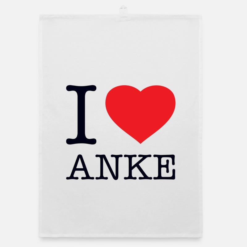 I LOVE ANKE Organic dish towel