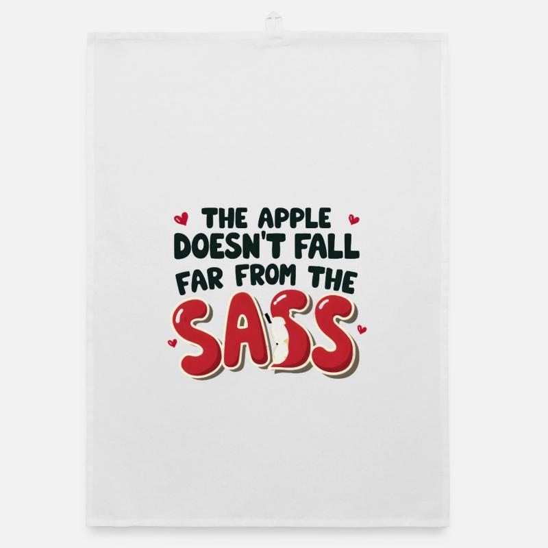 The Apple Doesn’t Fall Far from the Sass Organic Geschirrtuch