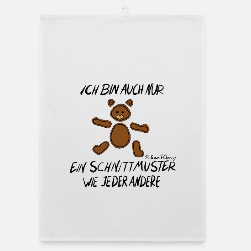 Muster Bärchen Organic Geschirrtuch