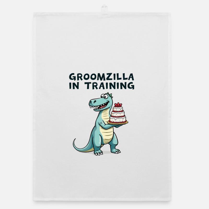 Groomzilla in Training Organic Geschirrtuch
