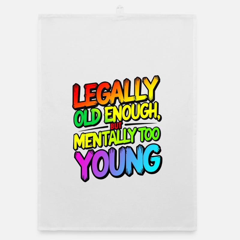 Legally old enough Organic dish towel