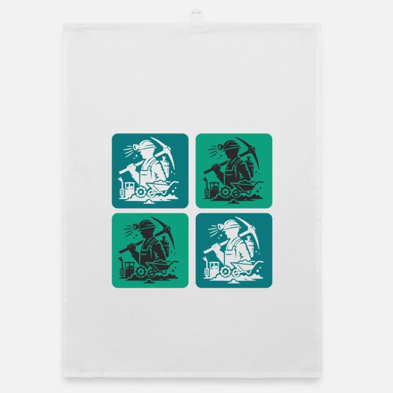 Mining Design Organic dish towel