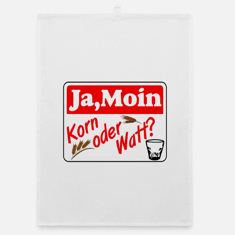 Korn , Party , Weizenkorn ,Ja moin Korn oder watt Organic Geschirrtuch