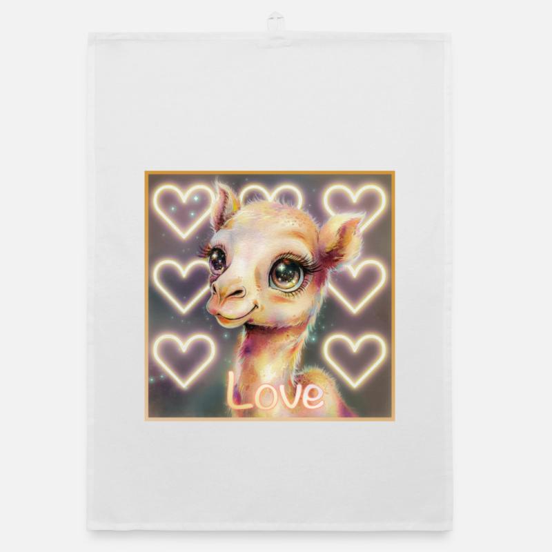 Kamel love Organic Geschirrtuch