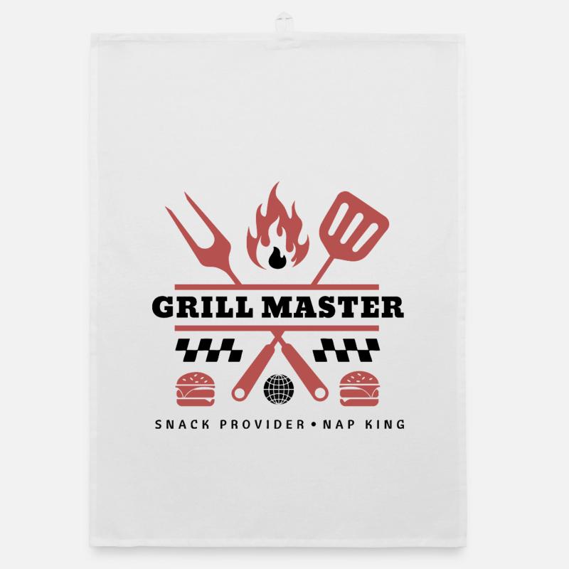 Grill Master Dark Edition Organic Geschirrtuch