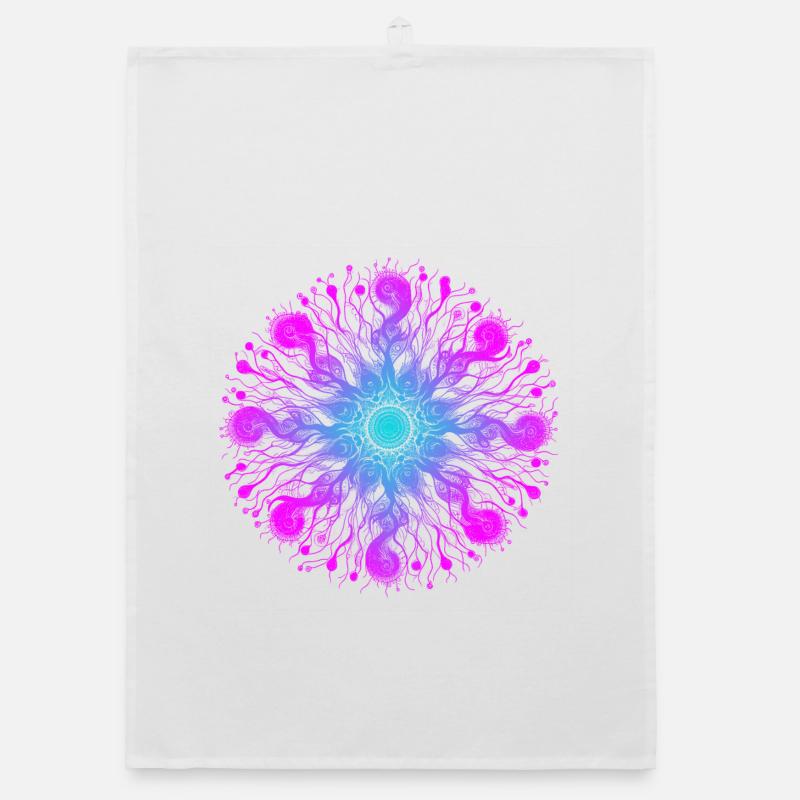 Psyche Mandala Organic dish towel