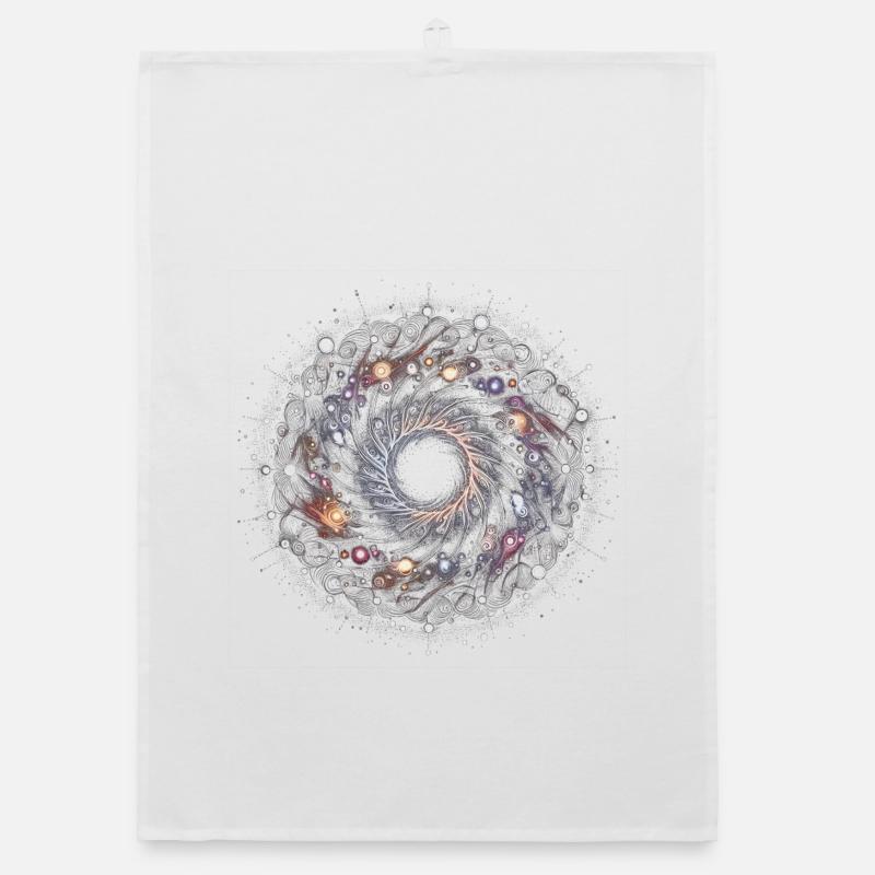 Void Mandala Organic dish towel