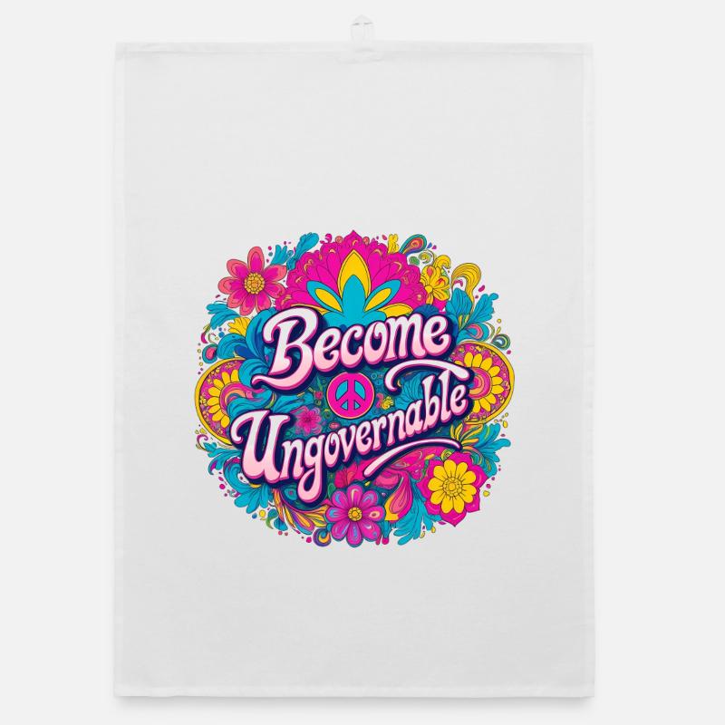 Become Ungovernable Organic dish towel