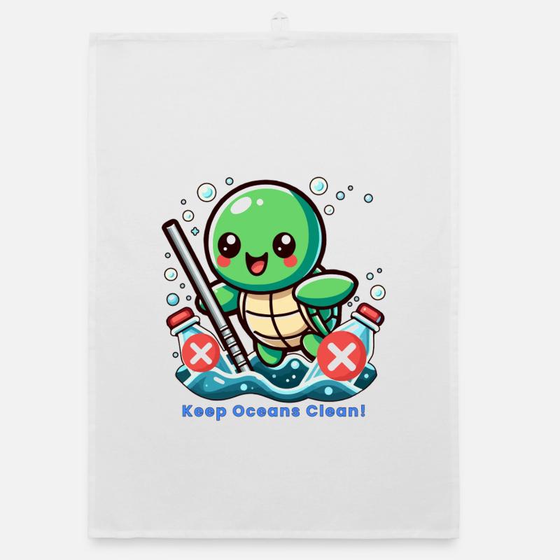 Keep Oceans Clean Organic dish towel