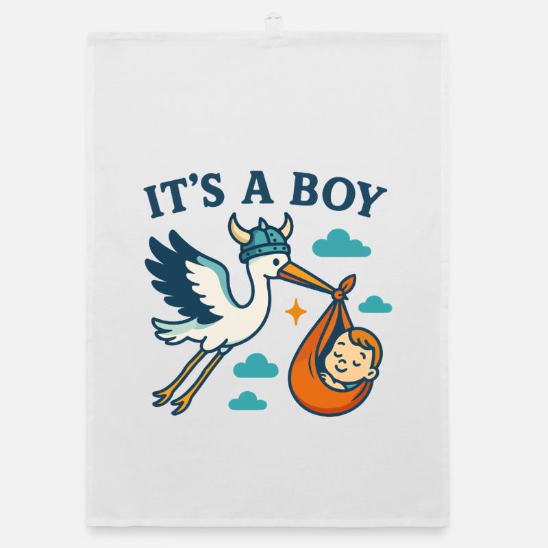 Arrivée du Viking Boy Torchon bio