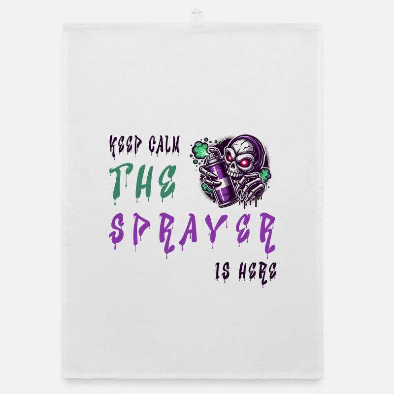 Keep Calm – The Sprayer Organic Geschirrtuch