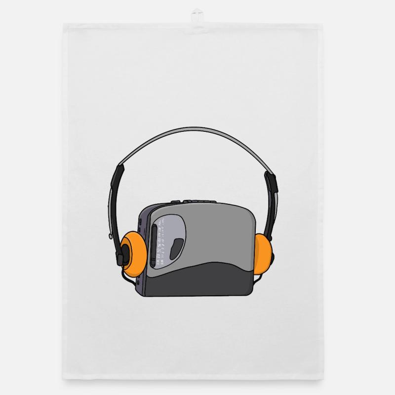 Cooler tragbarer Kassetten-Audio-Player Organic Geschirrtuch