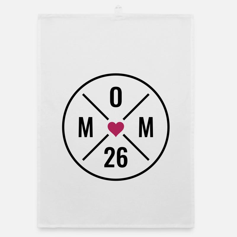 Mom 26 Baby Mutter Muttertag Geschenk Mama 2026 Organic Geschirrtuch