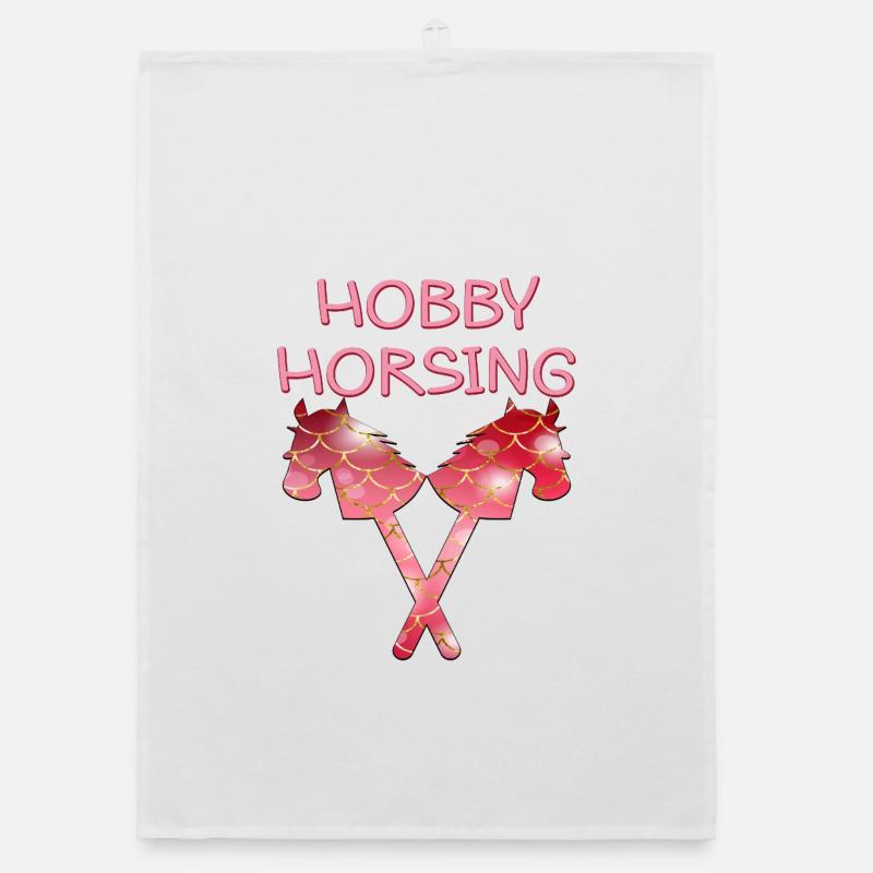 CHEVAL DE CHEVAL DE LOISIR Torchon bio