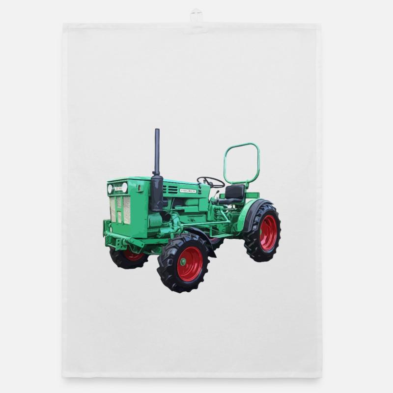 Iconic A45 tractor Organic dish towel