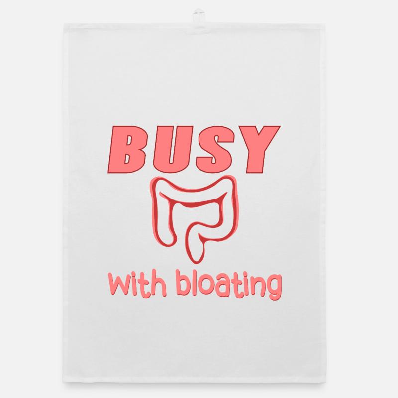 Irritable bowel syndrome - Bloating Organic dish towel