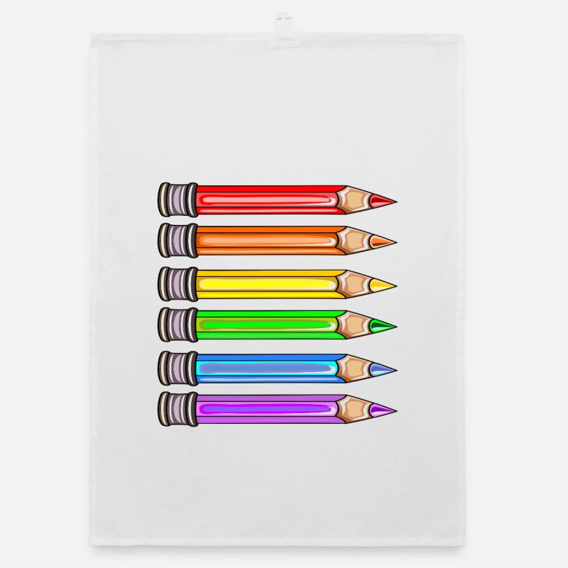 PRIDE RAINBOW FLAG Organic dish towel