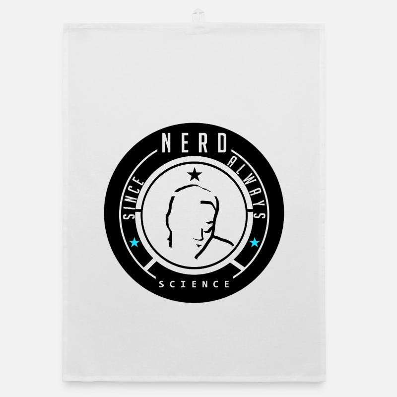 T-shirt de motivation scientifique Nerd Ala Waa - Torchon bio - blanc