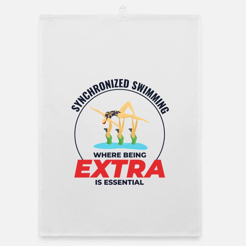 Synchronized Swimming Where Being Extra  Organic dish towel