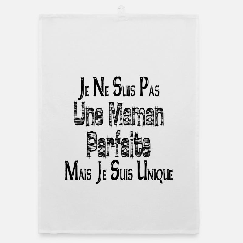 Keine perfekte Mutter, aber ich bin einzigartig Organic Geschirrtuch