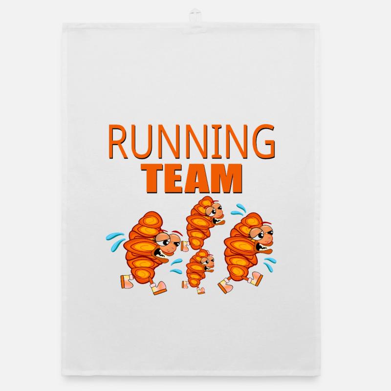 SQUADRA PODISTICA GRUPPO CROISSANT Strofinaccio da cucina ecologico