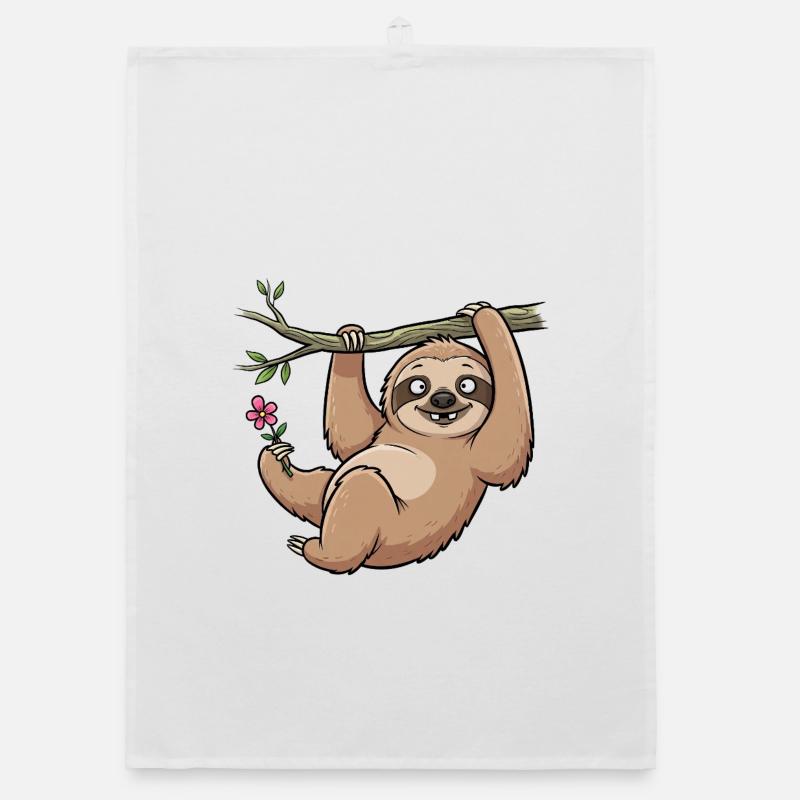 Sloth Organic dish towel