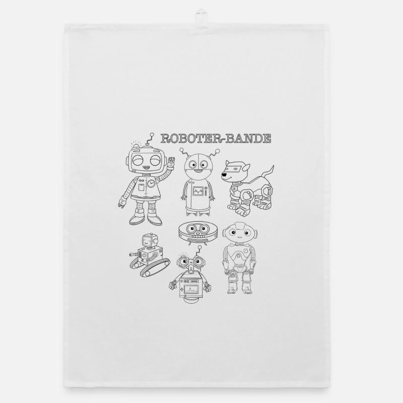 More robots, more fun Organic dish towel