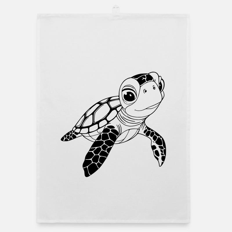 Schildkröte Organic Geschirrtuch