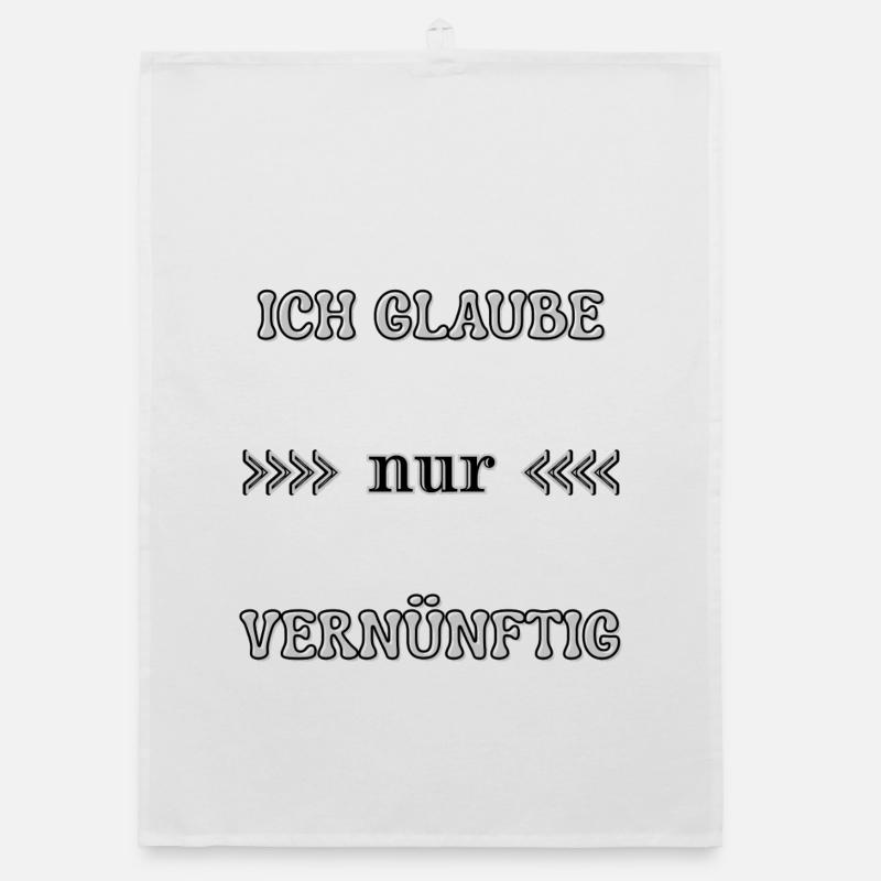 I think only reasonable Wordart Statement Organic dish towel