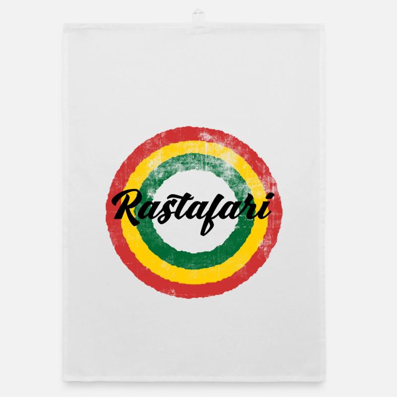 Conception de la roue chromatique rastafari Torchon bio