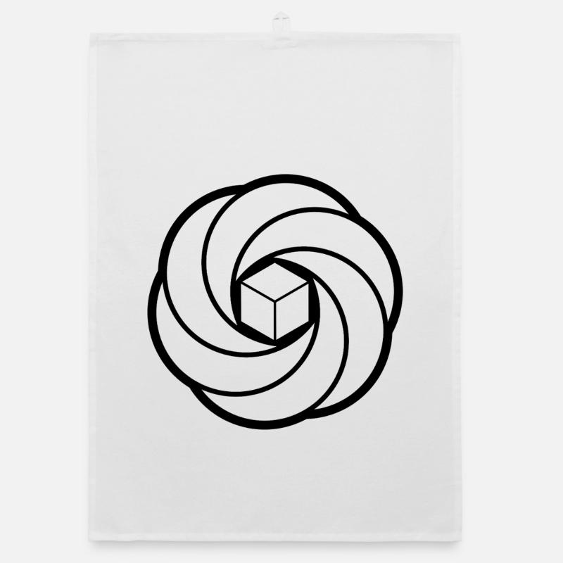 Vortex de cube cosmique Torchon bio