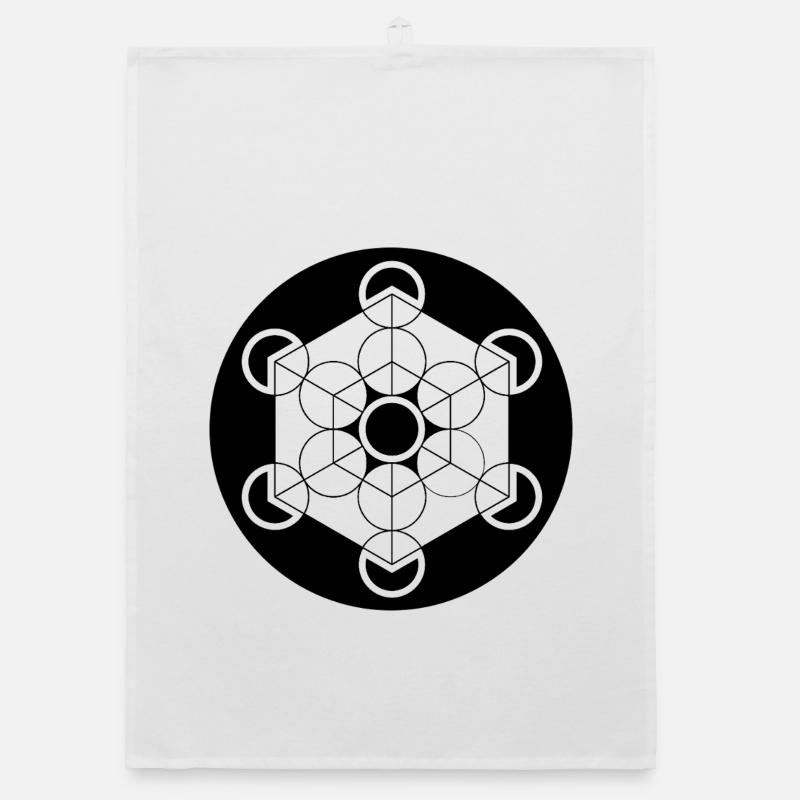 Crop circle cube de Metatron Torchon bio