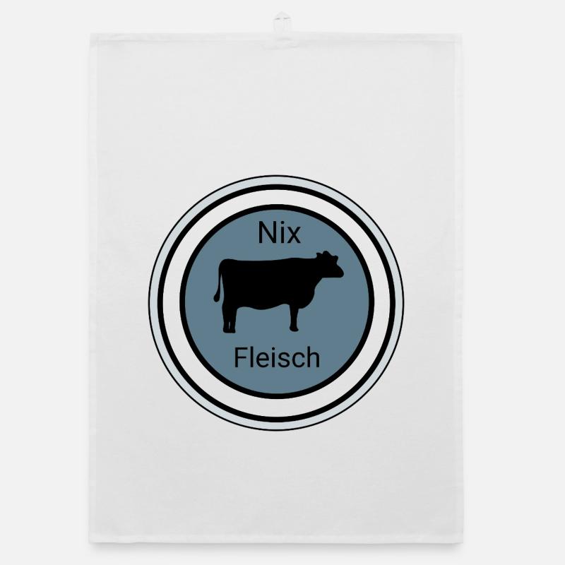 Nix Fleisch Silhouette Organic Geschirrtuch