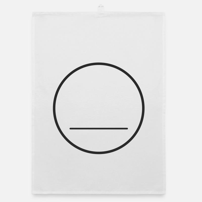 Abstract Face Organic dish towel