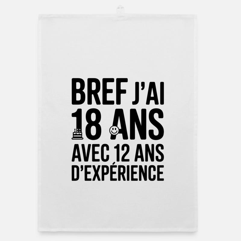 Bref j'ai 18 ans 12 ans d'expérience Torchon bio