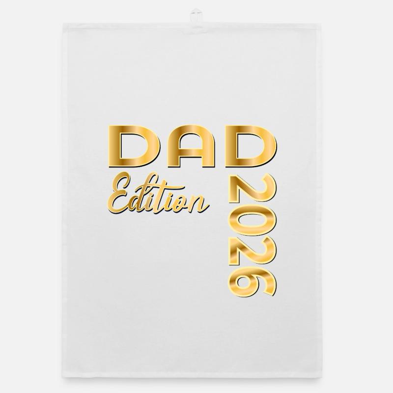 ANNONCE DE BÉBÉ PAPA 2026 Torchon bio