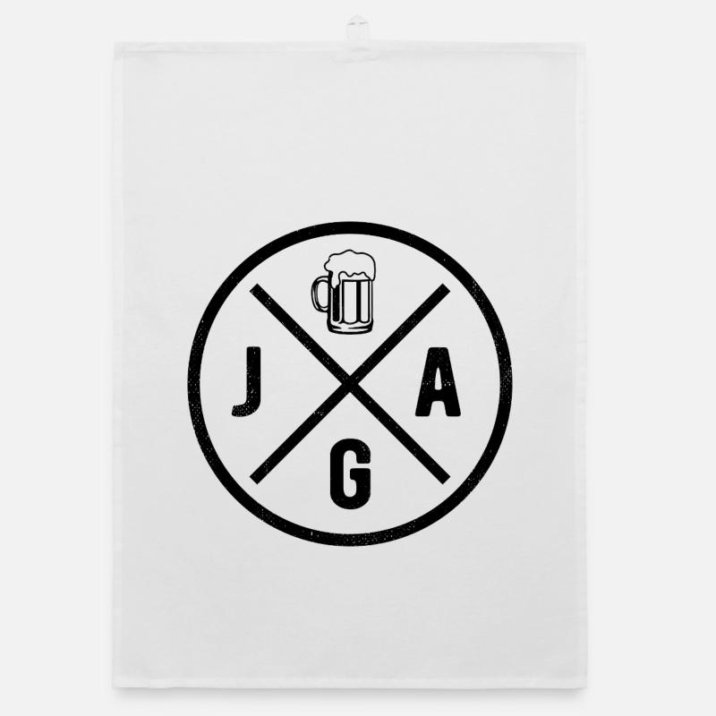 Bachelor Party - Beer Organic dish towel