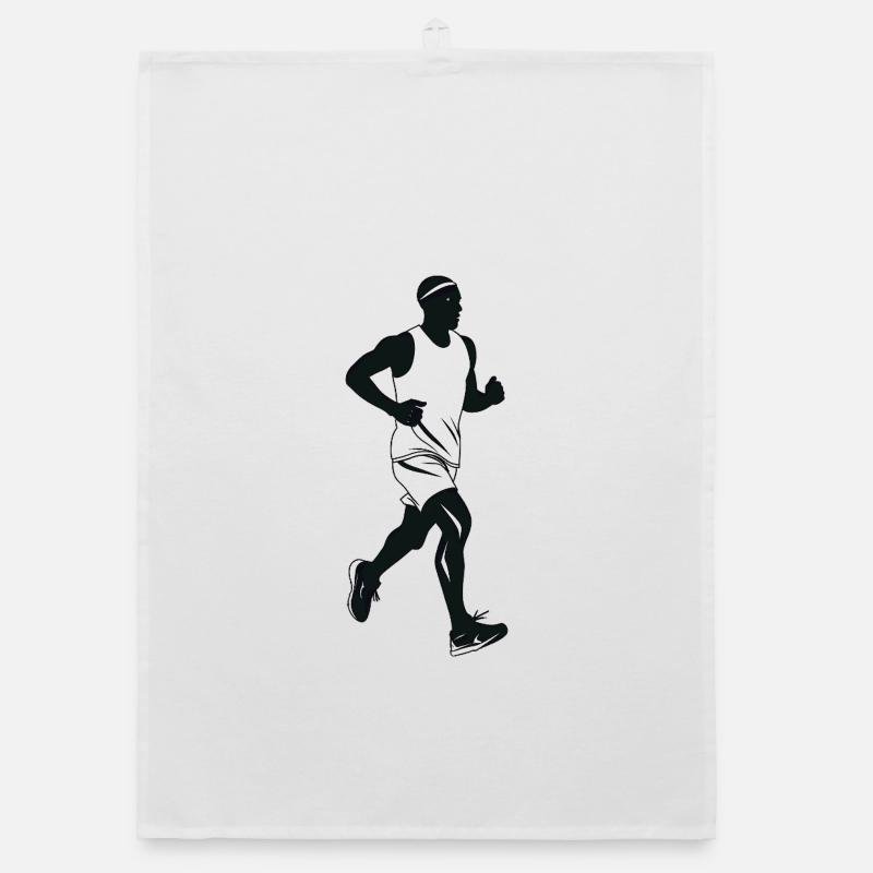 Coureur - Logo Cool Silhouette Torchon bio