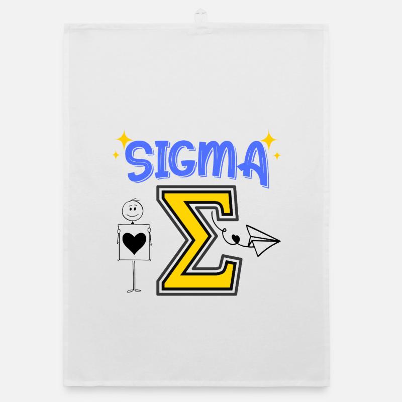 Sigma Jugend Worte Organic Geschirrtuch